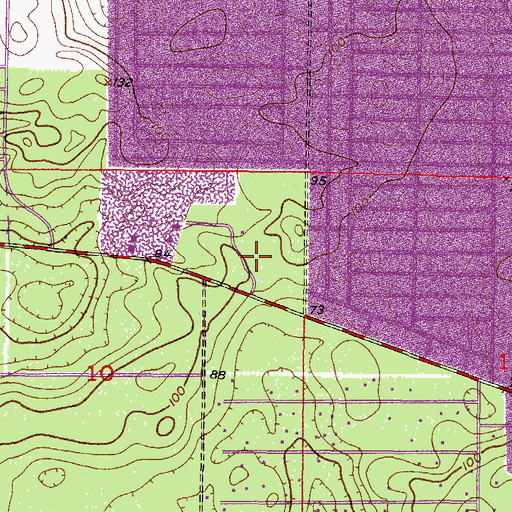 Topographic Map of Citrus Center, FL