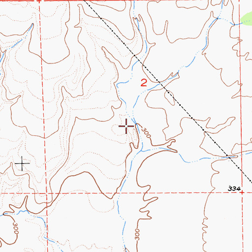 Topographic Map of West Fork Brush Creek, CA