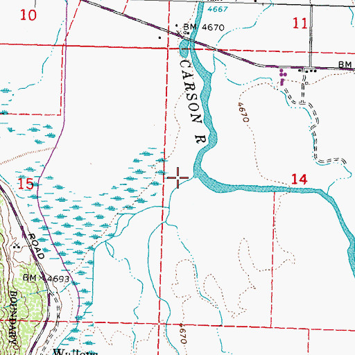 Topographic Map of West Fork Carson River, CA