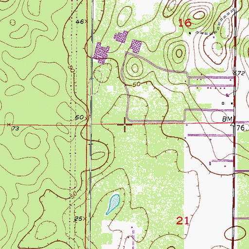 Topographic Map of Renaissance Center, FL