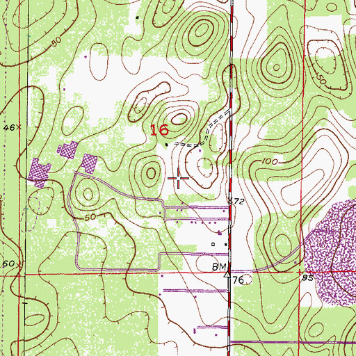 Topographic Map of Citrus County Sheriff's Office and Emergency Operations Center, FL