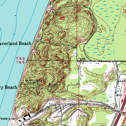 Topographic Map of Lake Anne, MI