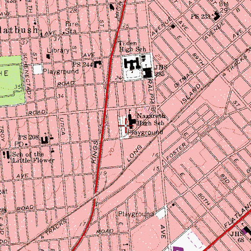 Topographic Map of Harry Maze Memorial Park, NY