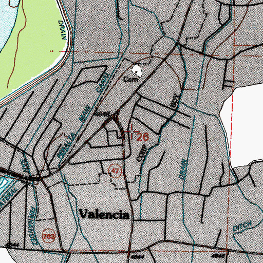 Topographic Map of Heritage Park, NM