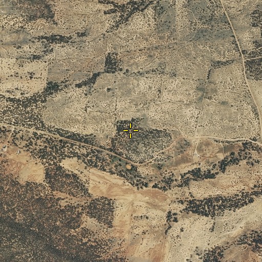 Aerial/Satellite Image of Los Chavez, NM