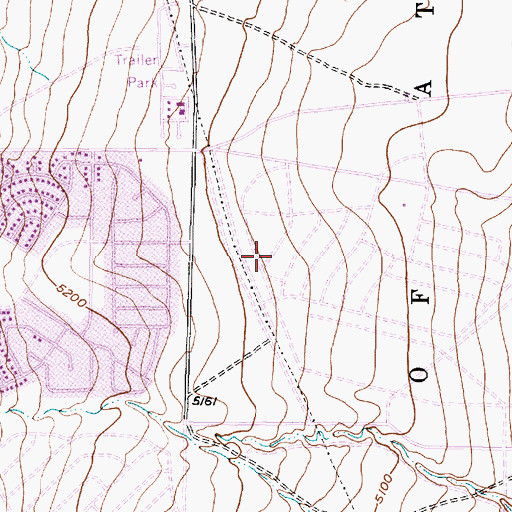 Topographic Map of Truman Middle School, NM