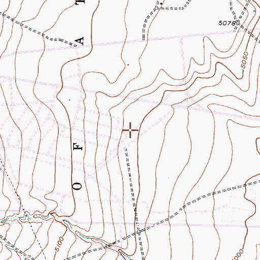 Topographic Map of Mary Ann Binford Elementary School, NM