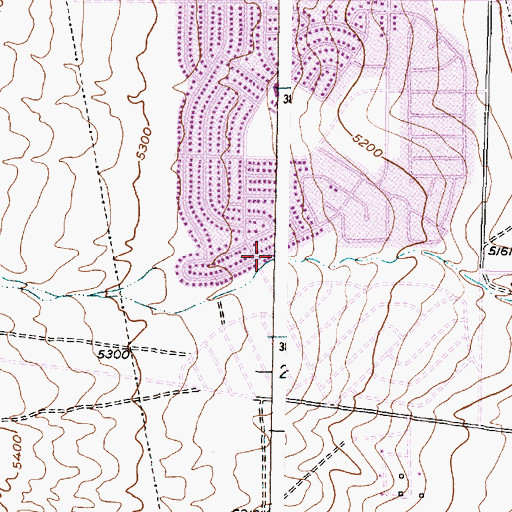 Topographic Map of Atrisco Village Park, NM