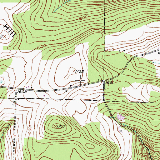 Topographic Map of Fairview School (historical), NY