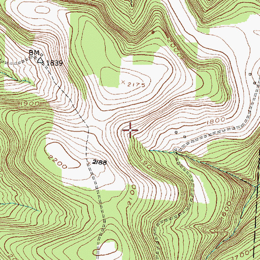 Topographic Map of Roosa School (historical), NY