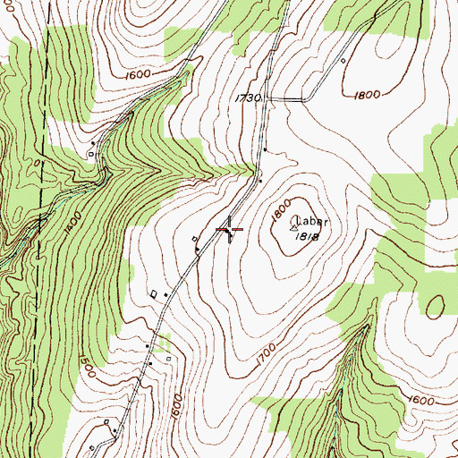 Topographic Map of Severence School (historical), NY