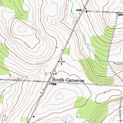 Topographic Map of South Hill School (historical), NY