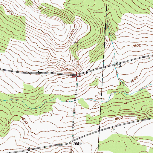 Topographic Map of Tucker School (historical), NY