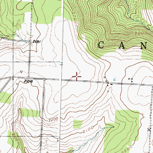 Topographic Map of Upper Swale School (historical), NY