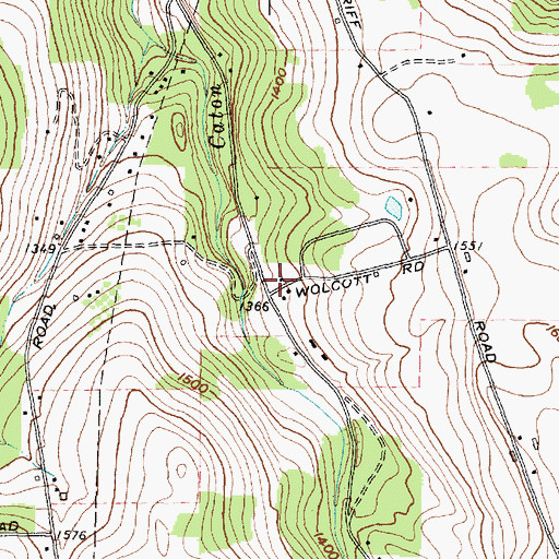 Topographic Map of Brees School (historical), NY