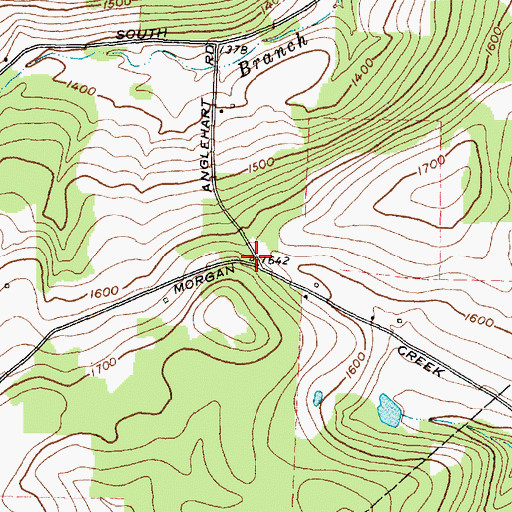 Topographic Map of Harrison School (historical), NY