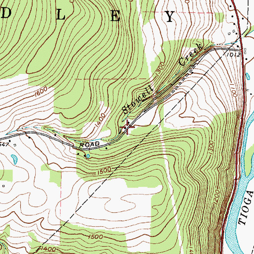Topographic Map of Stowell School (historical), NY