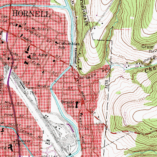 Topographic Map of Free Methodist Church, NY