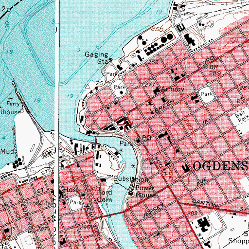 Topographic Map of Star Theatre, NY