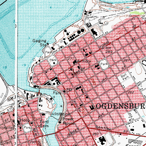 Topographic Map of Temple Anshe Zophen, NY