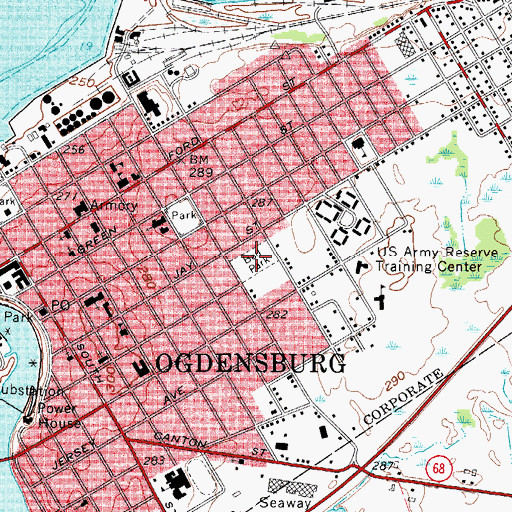 Topographic Map of Winter Park, NY