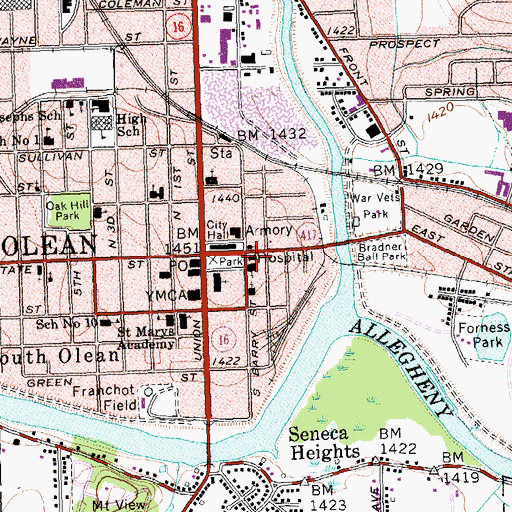 Topographic Map of Mountain Clinic, NY