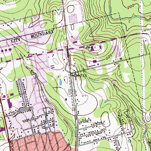 Topographic Map of Texas Highway Patrol Office, TX
