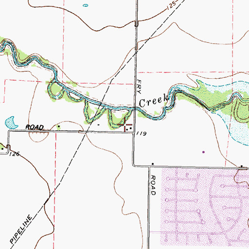 Topographic Map of Harris County Sheriff's Department - Franz Road Substation, TX