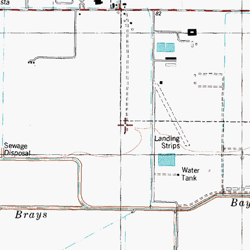 Topographic Map of Houston Police Department - Westside Division, TX