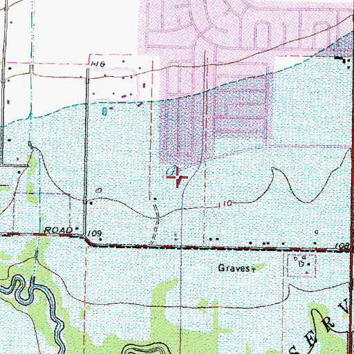 Topographic Map of Harris County Sheriff's Office - Clay Road Substation, TX