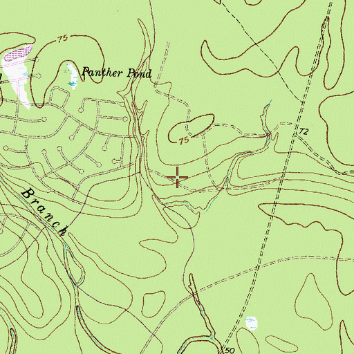 Topographic Map of Houston Police Department - Kingwood Division, TX