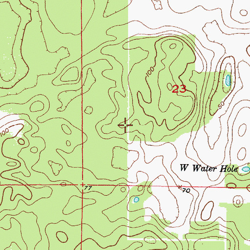 Topographic Map of Tillis Hills Recreation Area, FL