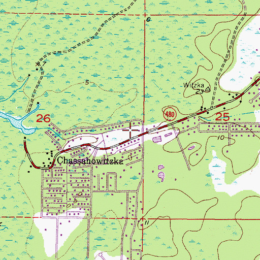 Topographic Map of E. Brittle Playground, FL