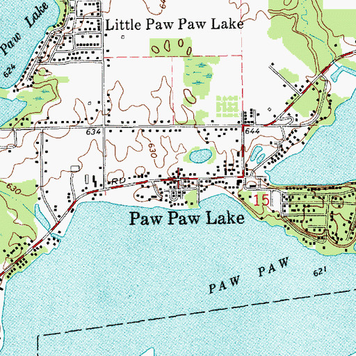 Topographic Map of Lake Point Station (historical), MI