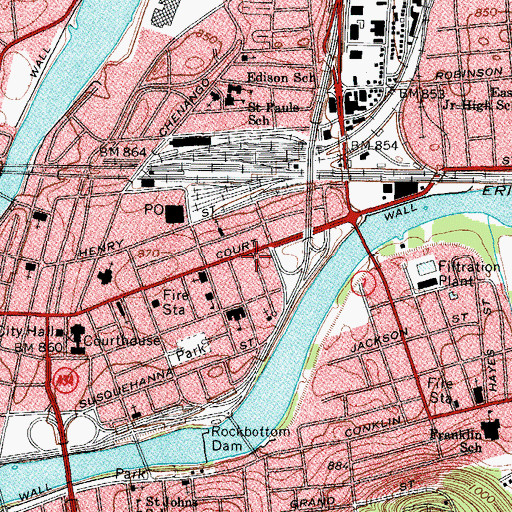 Topographic Map of Holy Trinity Greek Orthodox Church, NY