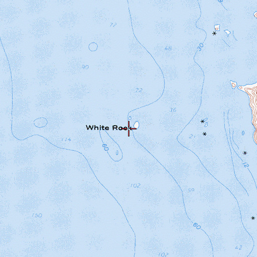 Topographic Map of White Rock, CA