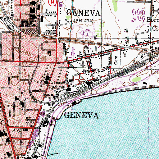 Topographic Map of Gulvin Park, NY