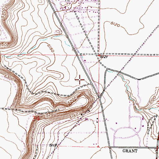 Topographic Map of South San Antonio Arroyo, NM