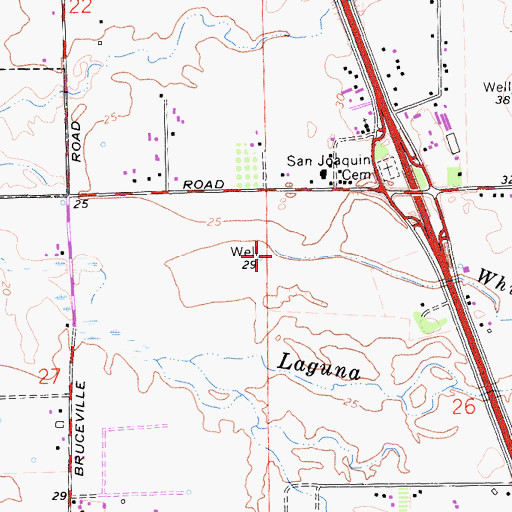 Topographic Map of Whitehouse Creek, CA