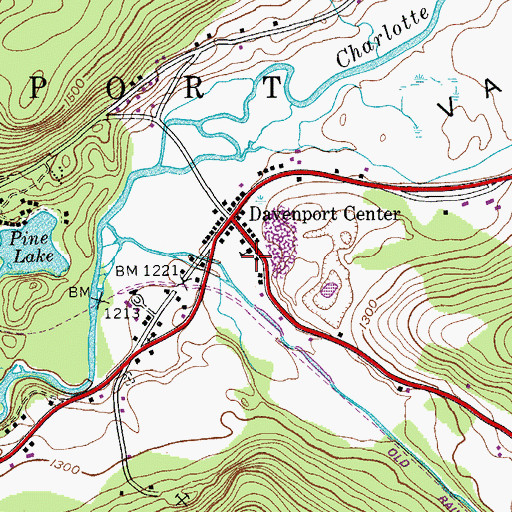 Topographic Map of School Number 3 (historical), NY
