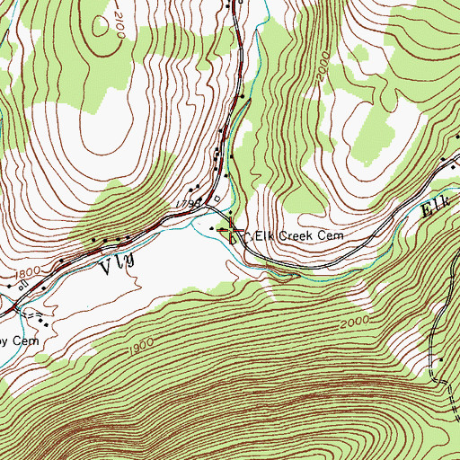 Topographic Map of Halcott School (historical), NY