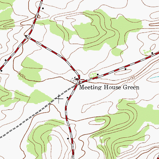 Topographic Map of School Number 6 (historical), NY