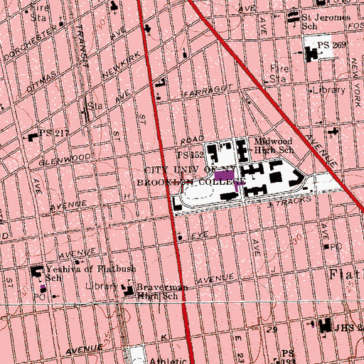 Topographic Map of Hot Spot Tot Lot, NY