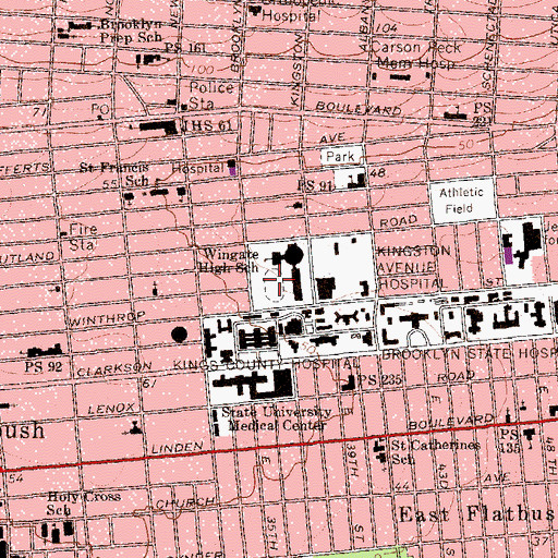 Topographic Map of Hawthorne Field, NY