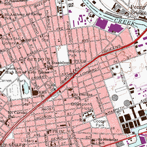 Topographic Map of Fidelity Memorial Park, NY