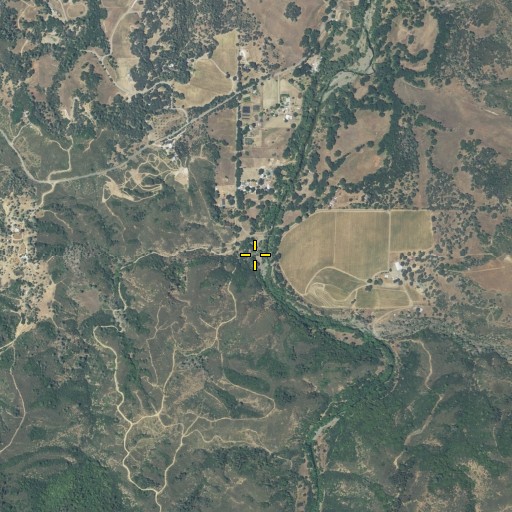 Aerial/Satellite Image of Widow Creek, CA