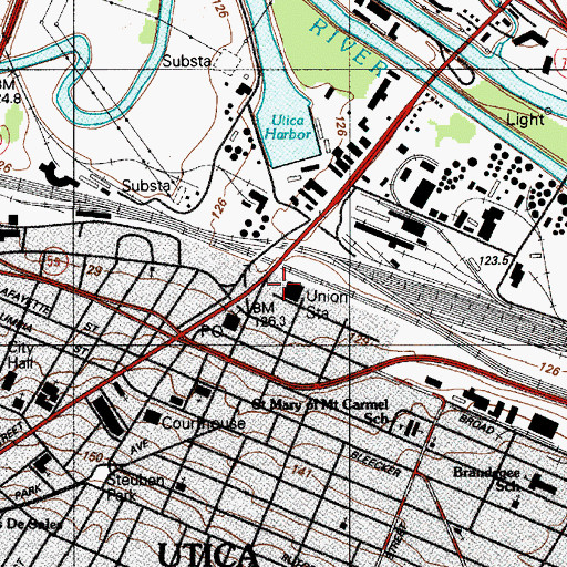Topographic Map of Childrens Museum, NY