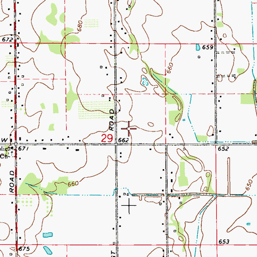Topographic Map of Lake Township Park, MI