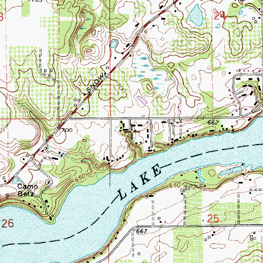 Topographic Map of University Medical Specialties, MI