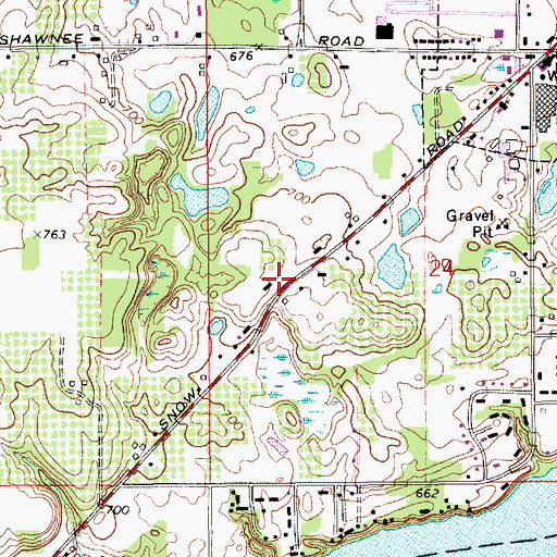 Topographic Map of All Nations Seventh-Day Adventists, MI